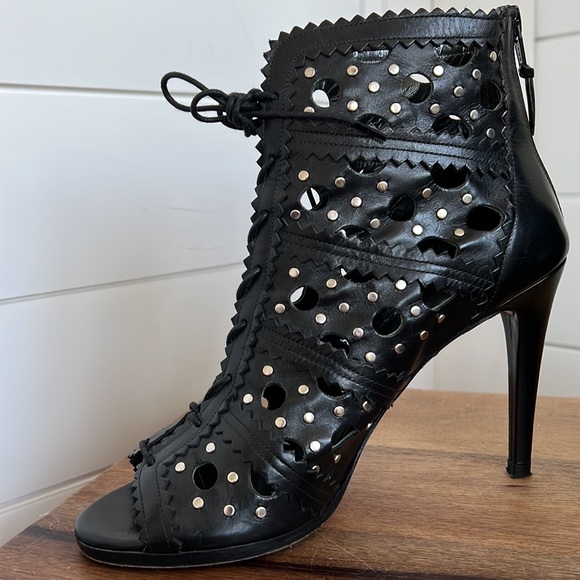 Studded Stuart Weitzman Booties. - Picture 7 of 17
